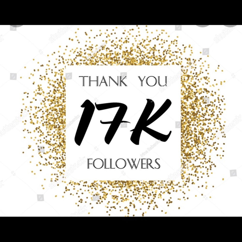 Thank you for all your support 17k Followers